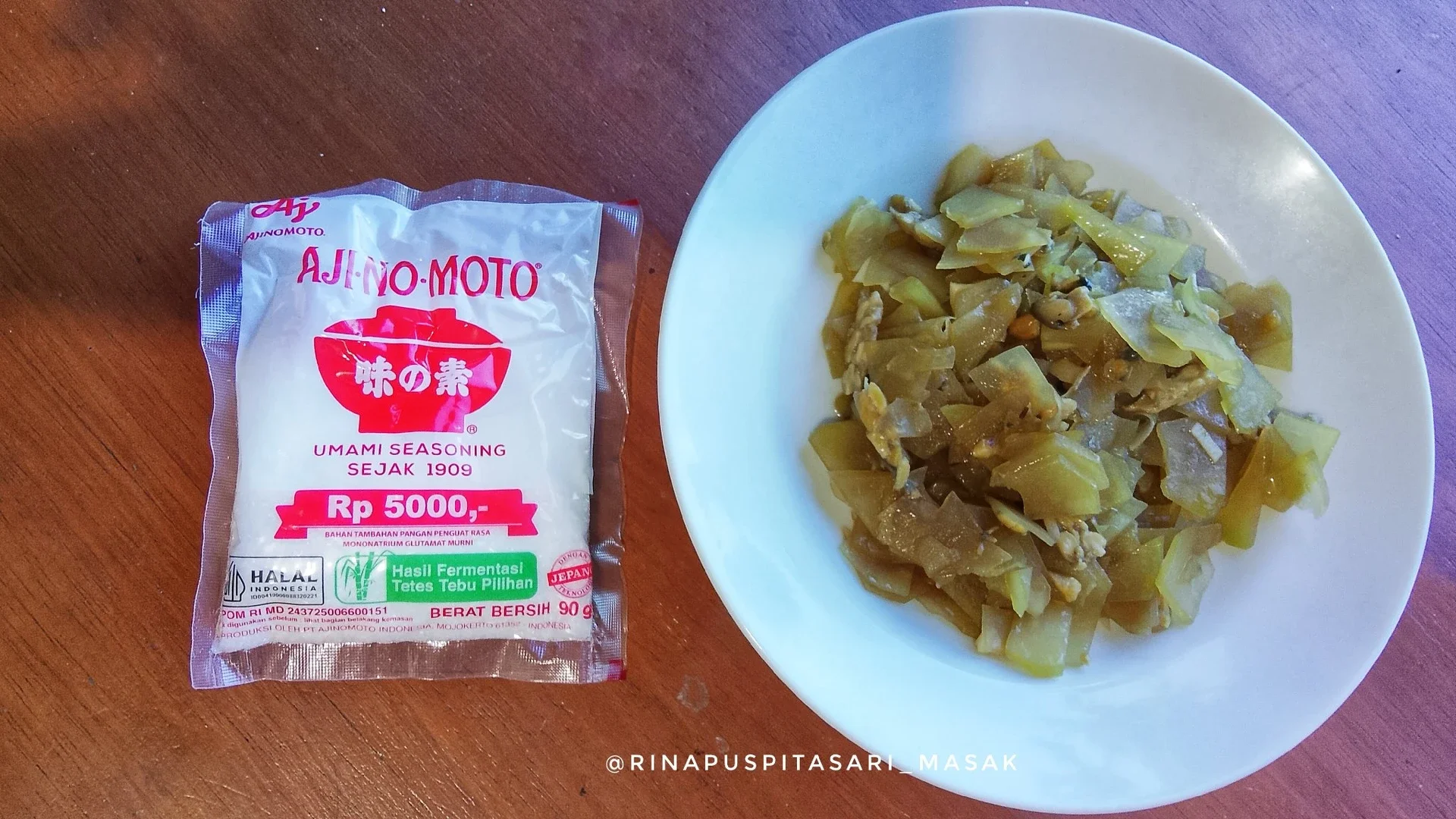 Tumis Pepaya Muda Tempe ala AJI-NO-MOTO®