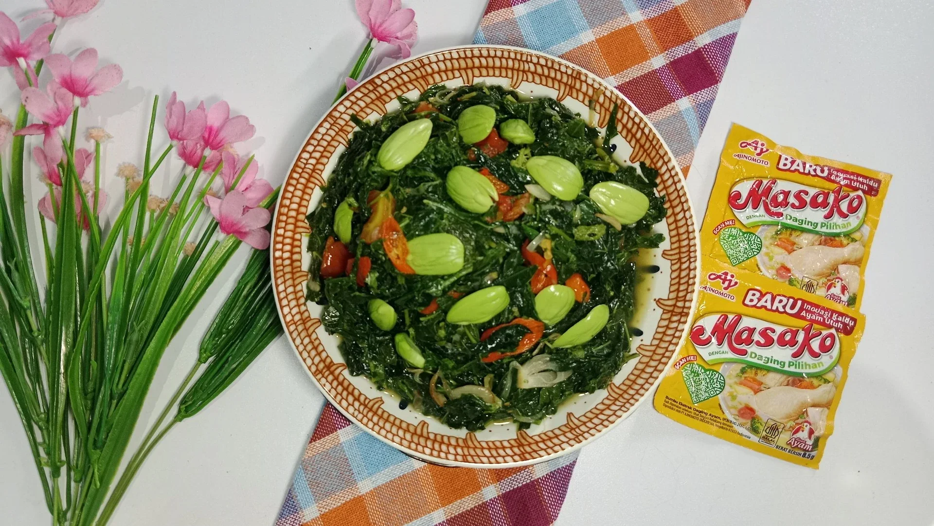 Tumis Pete Daun Singkong