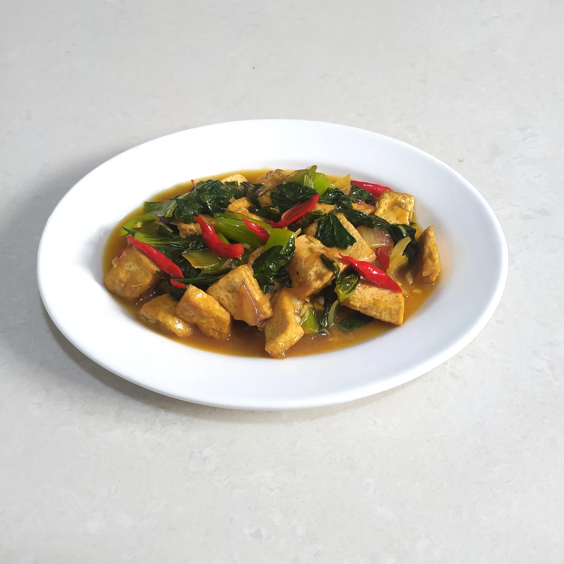 Tumis Pokcoy Tahu Ala Chinese Food
