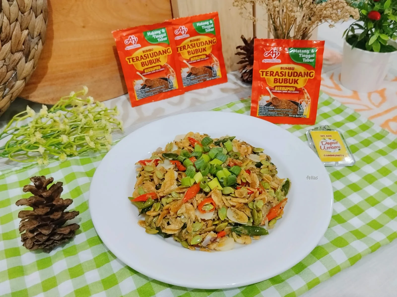 Tumis Rebon Terasi Udang (#NikmatTanpaDrama #AjinomotoTerasiUdang)