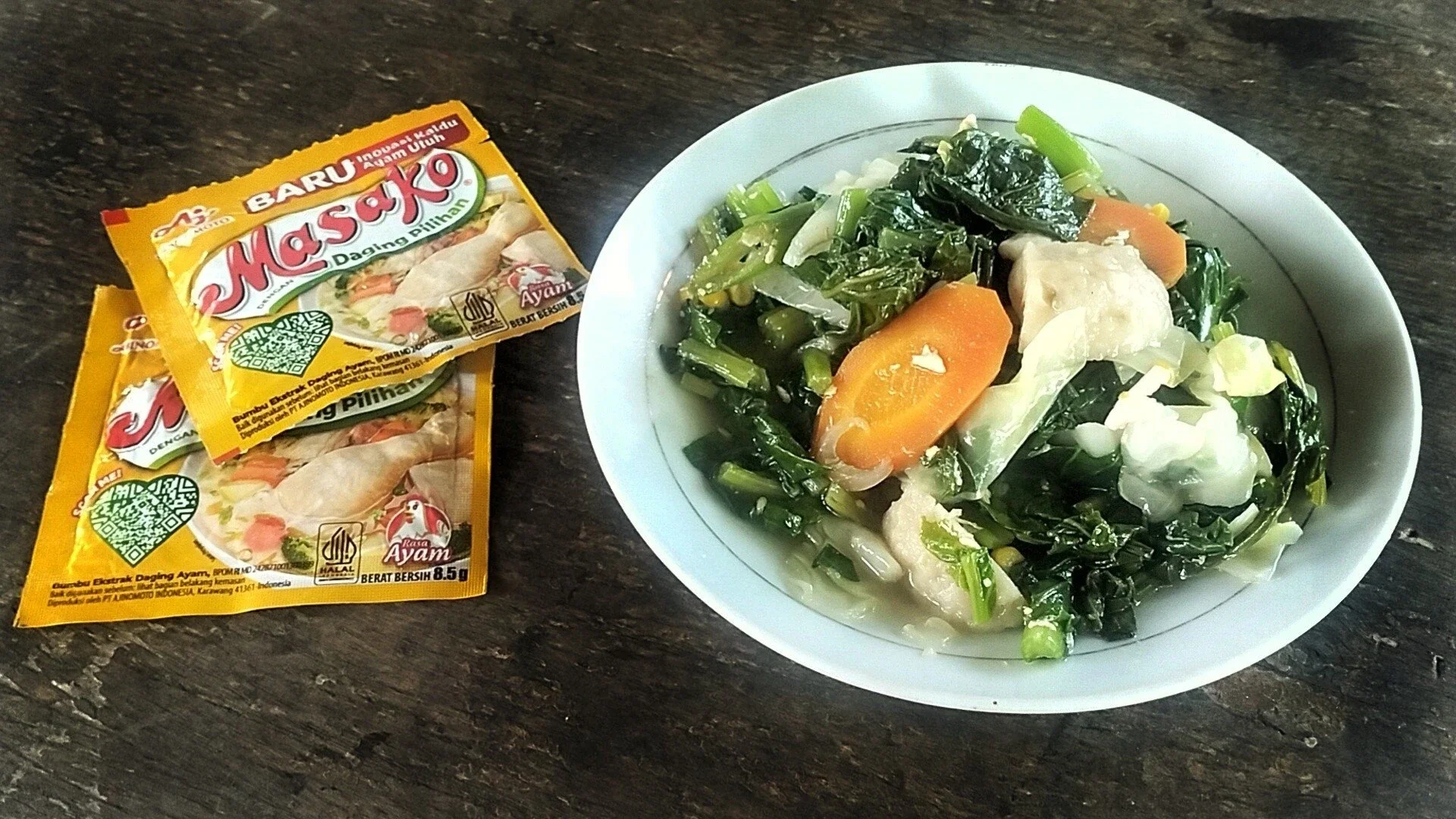 Tumis Sawi Manis Wortel Kol ala MASAKO®