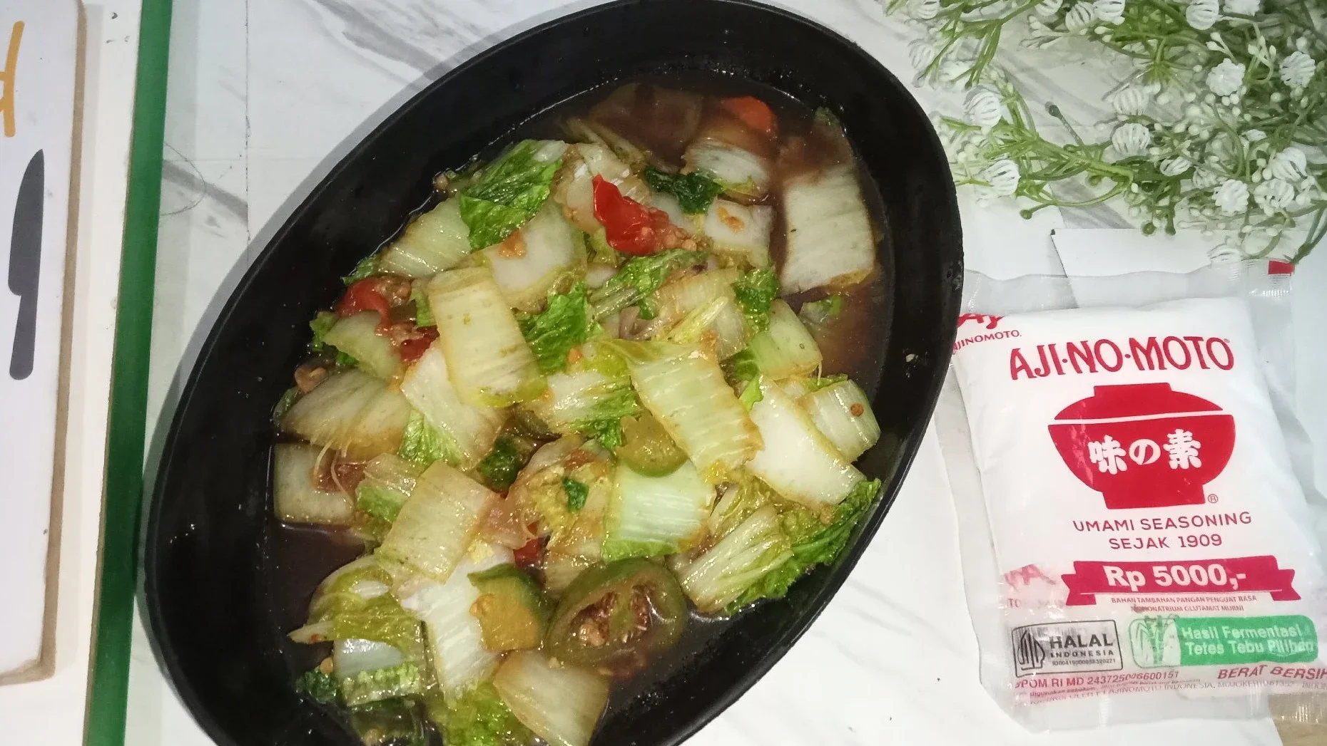 Tumis Sawi Pedas Bendot 