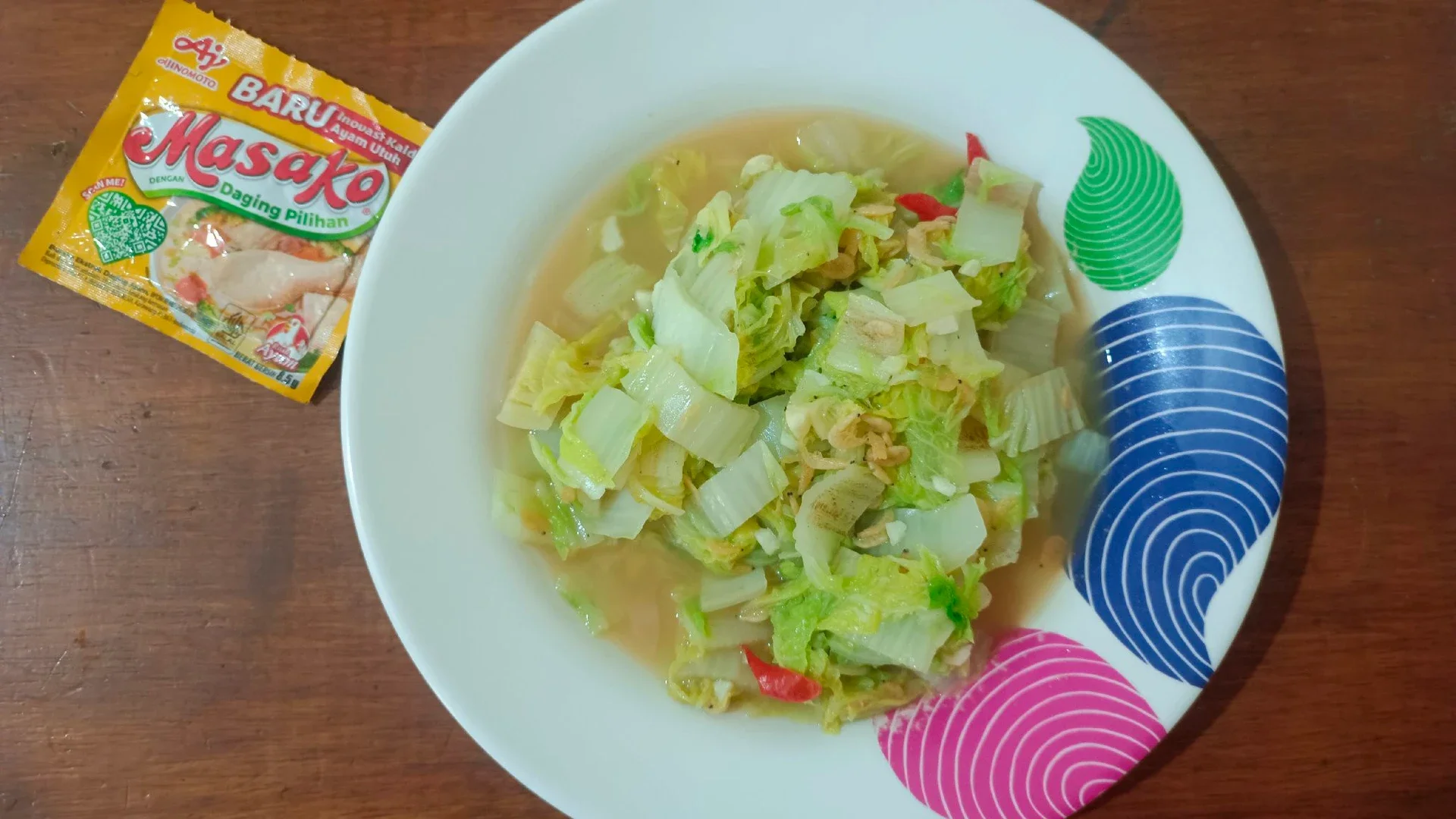 Tumis Sawi Putih Rebon #MasakanPenuhCinta
