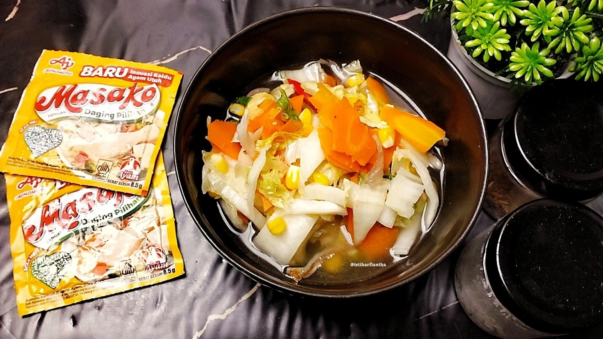 Tumis Sawi Putih Wortel Jagung ala MASAKO®