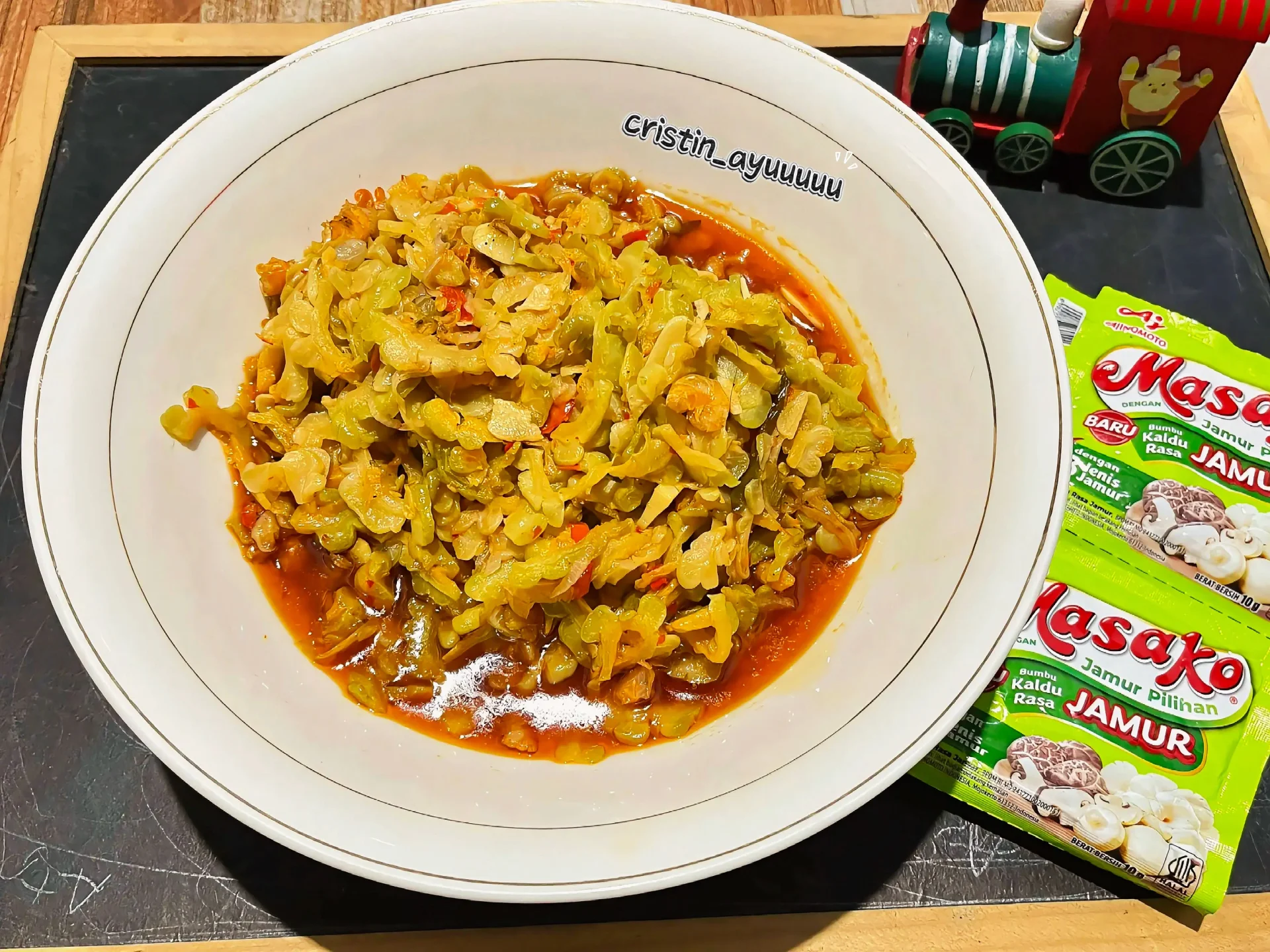 Tumis Sayur Pare Ala Masako