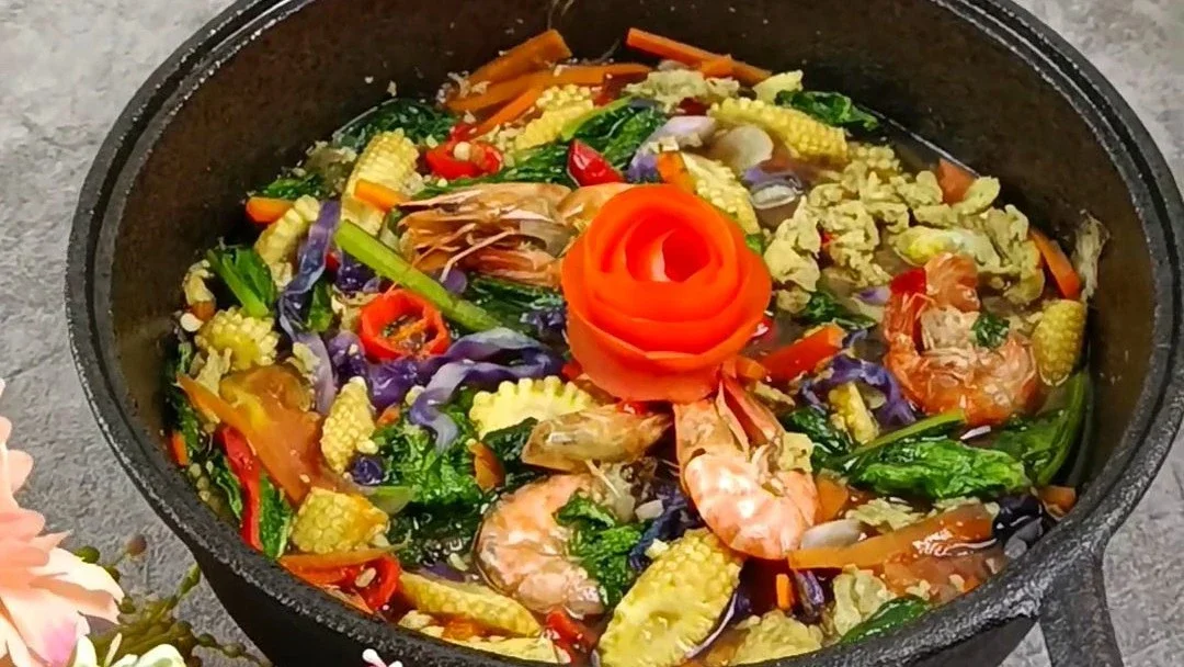 Tumis Sayur Udang ala ajinomoto