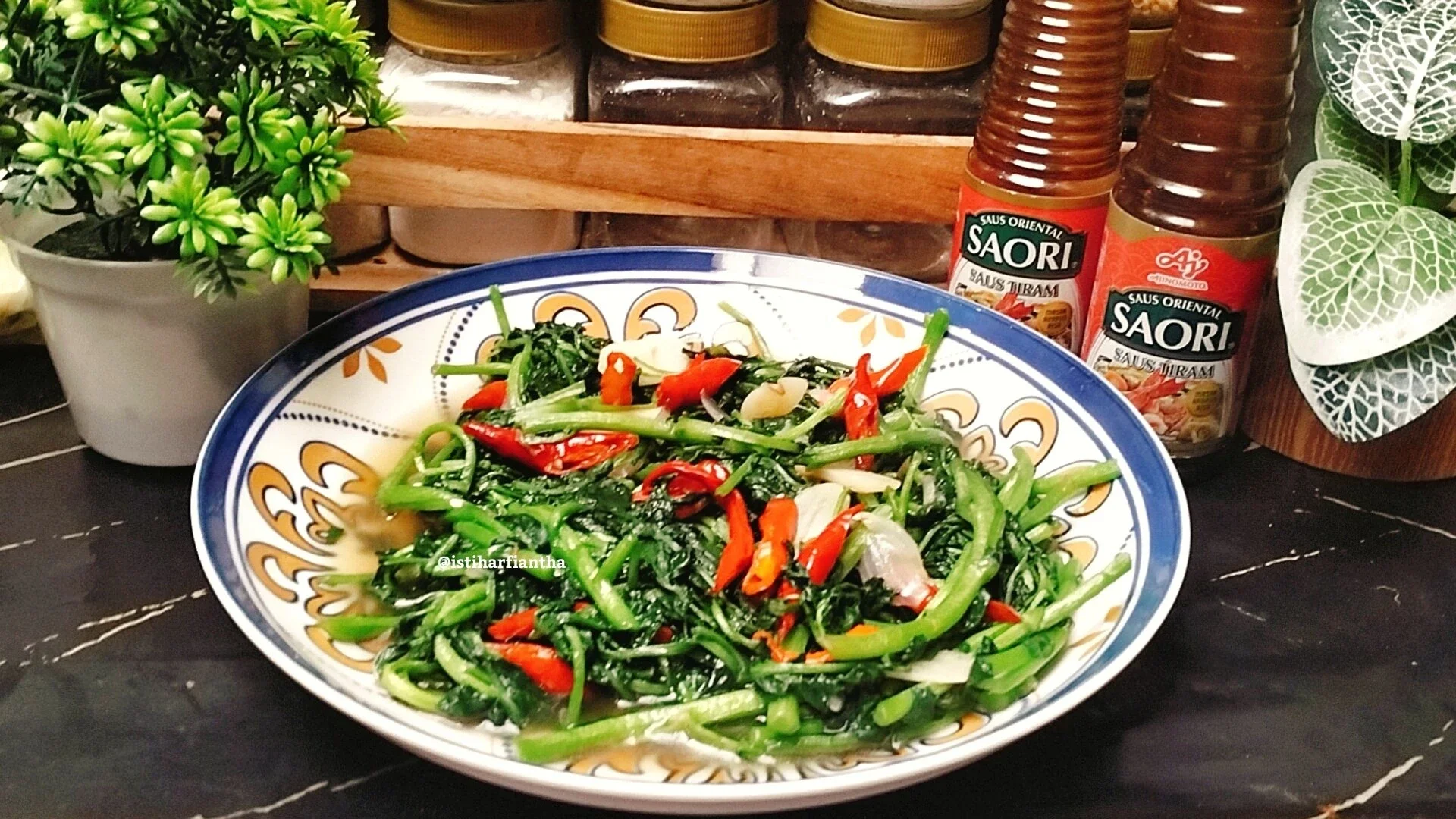 Tumis Selada Air Saus Tiram