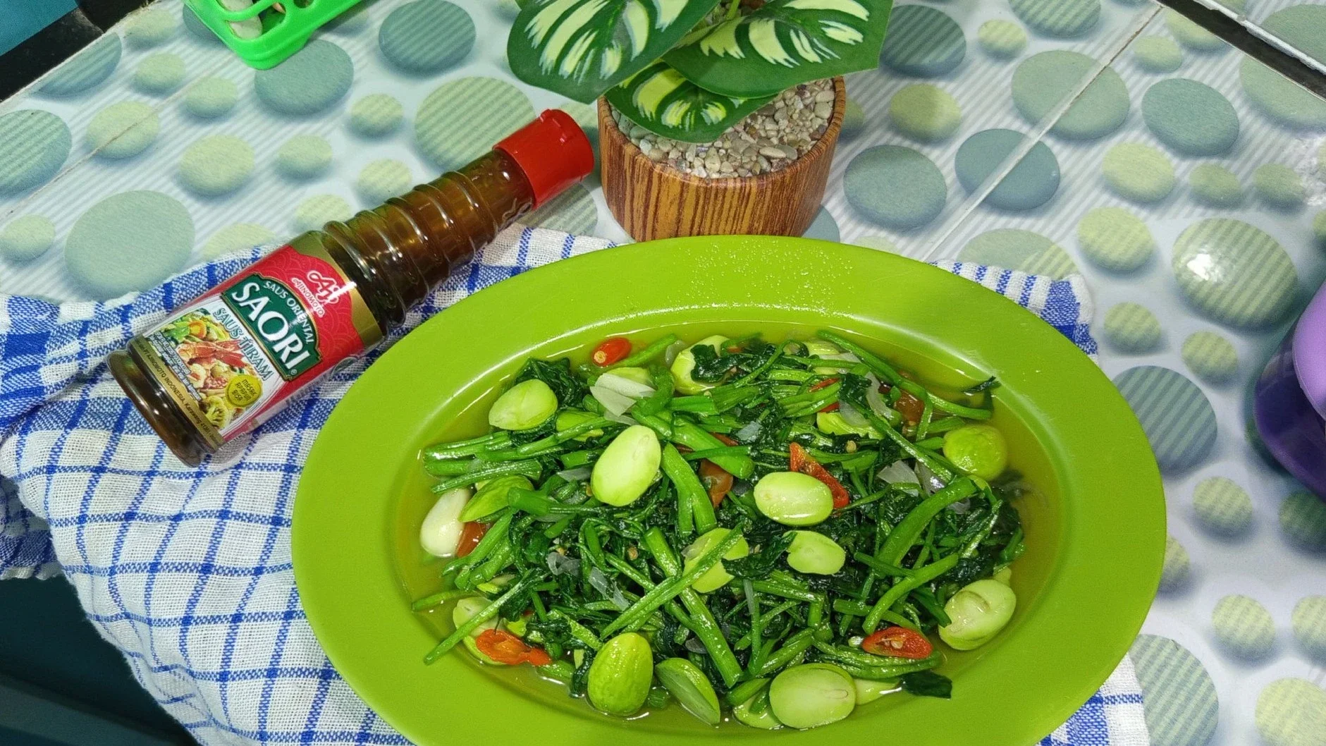 tumis selasa air ala saori