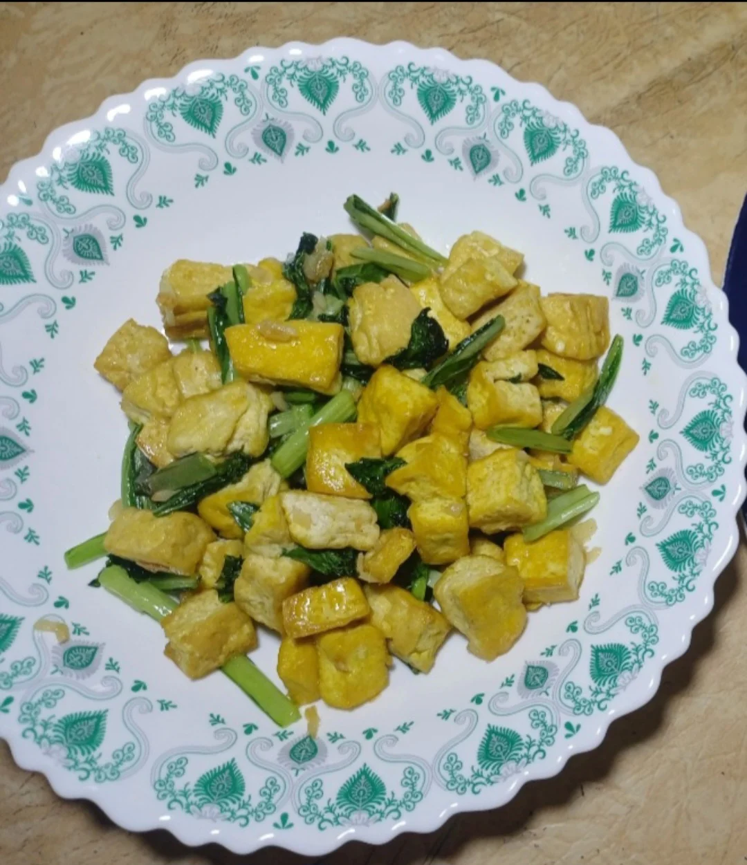 Tumis Tahu Caisim