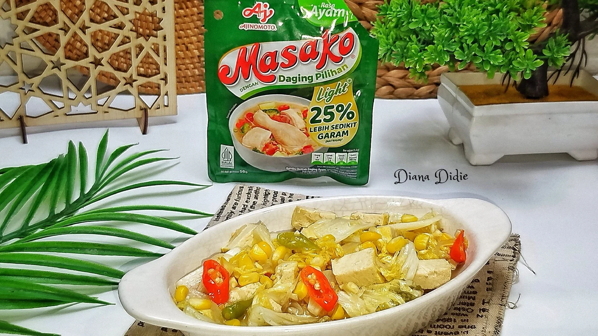 Tumis Tahu Jagung Sawi Putih 