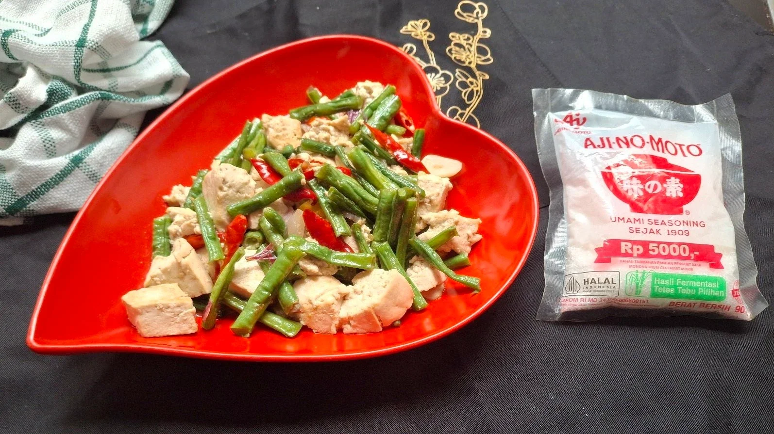 Tumis Tahu Kacang Panjang ala Ajinomoto