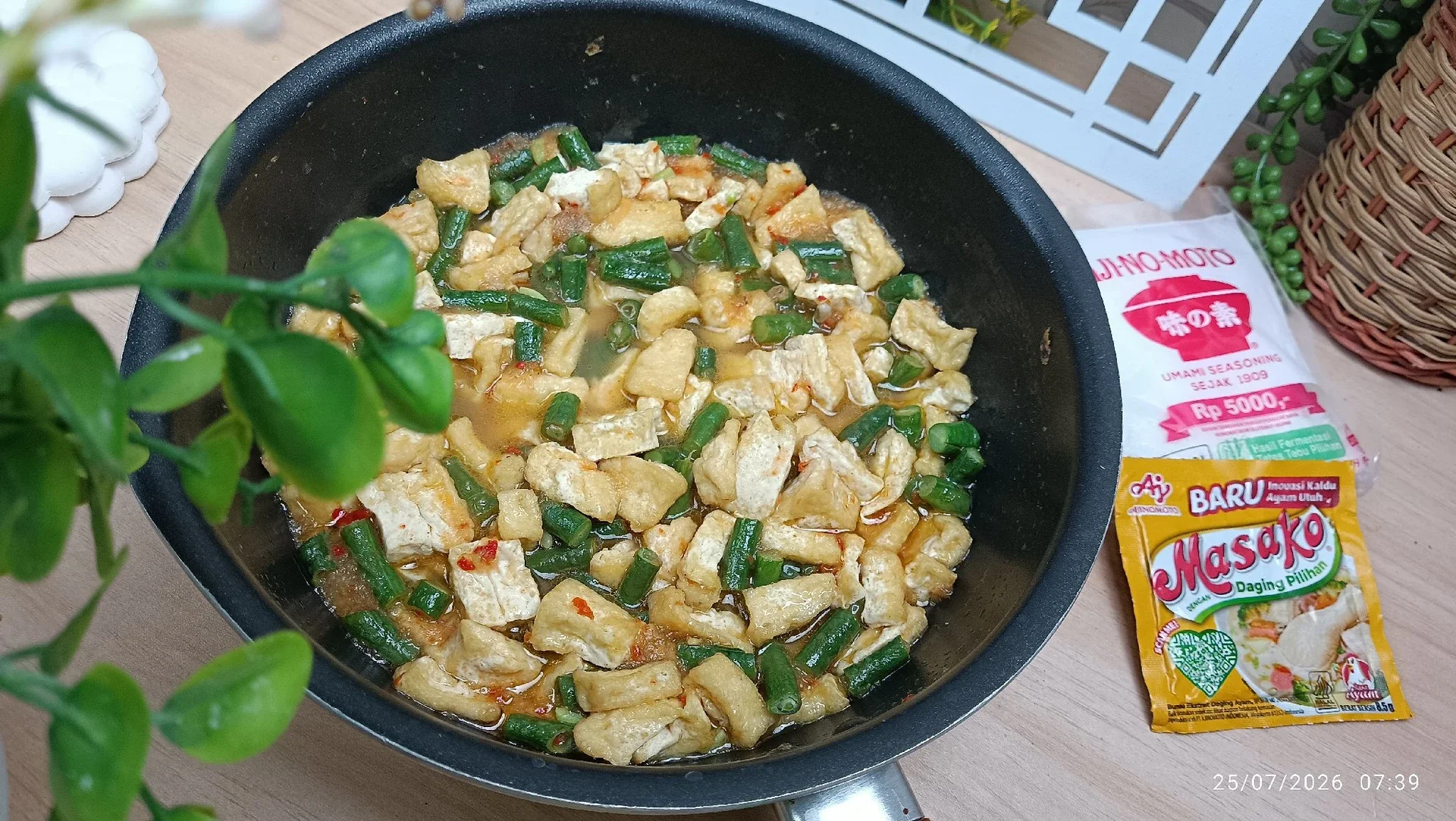 Tumis Tahu Kacang Panjang