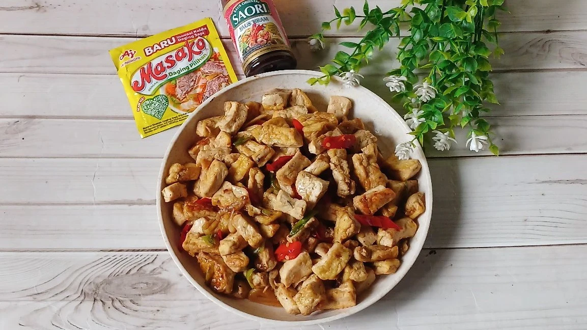 Tumis Tahu Saus Tiram