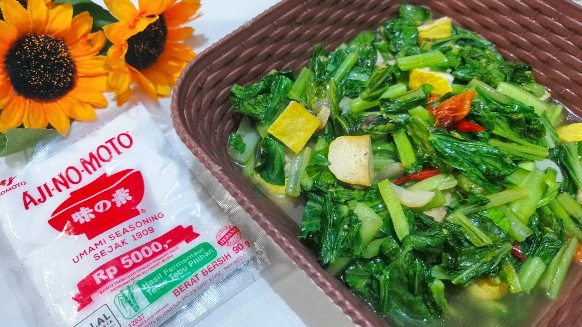 Tumis tahu sawi hijau