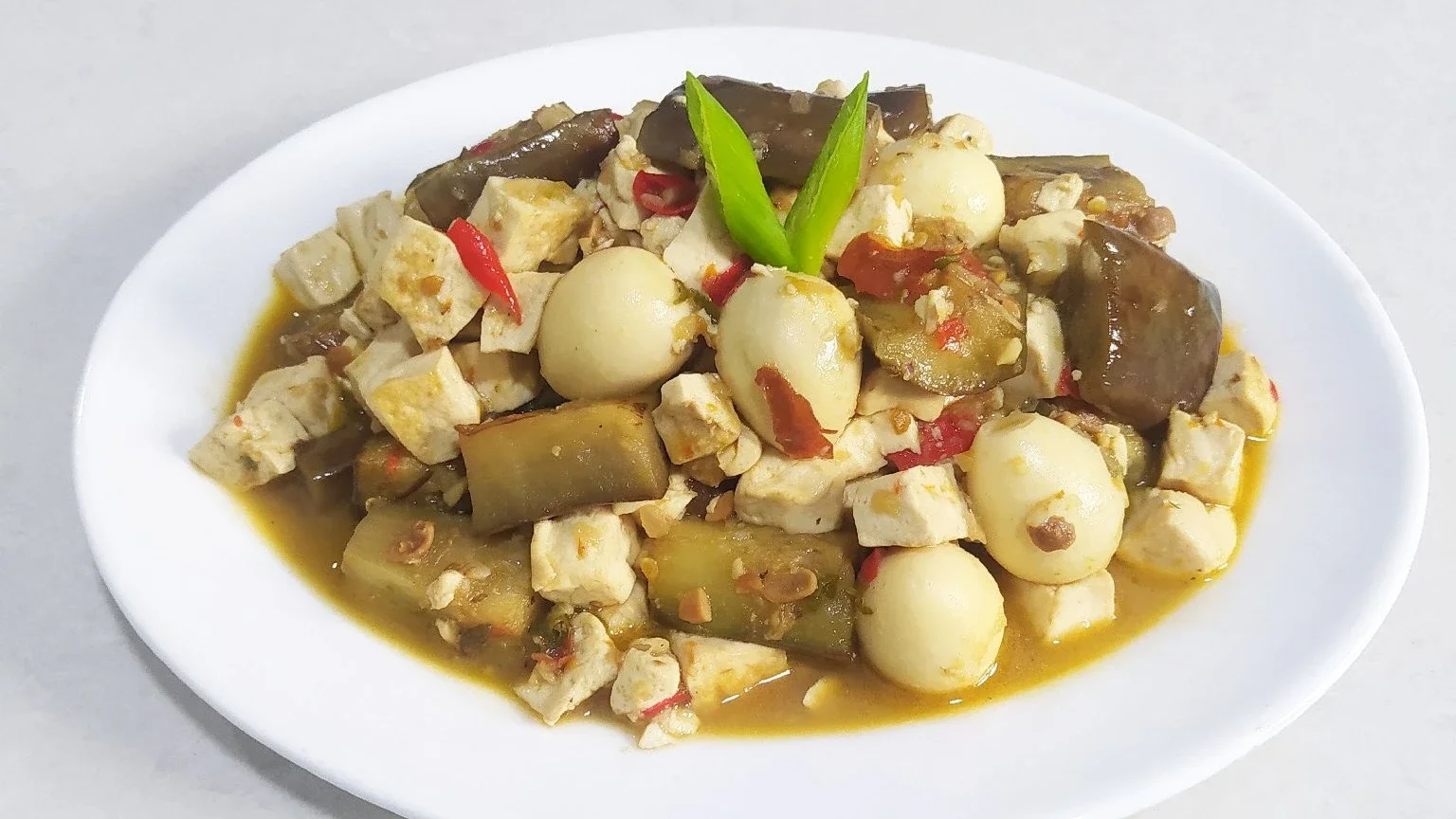 Tumis Tauco Terong Tahu