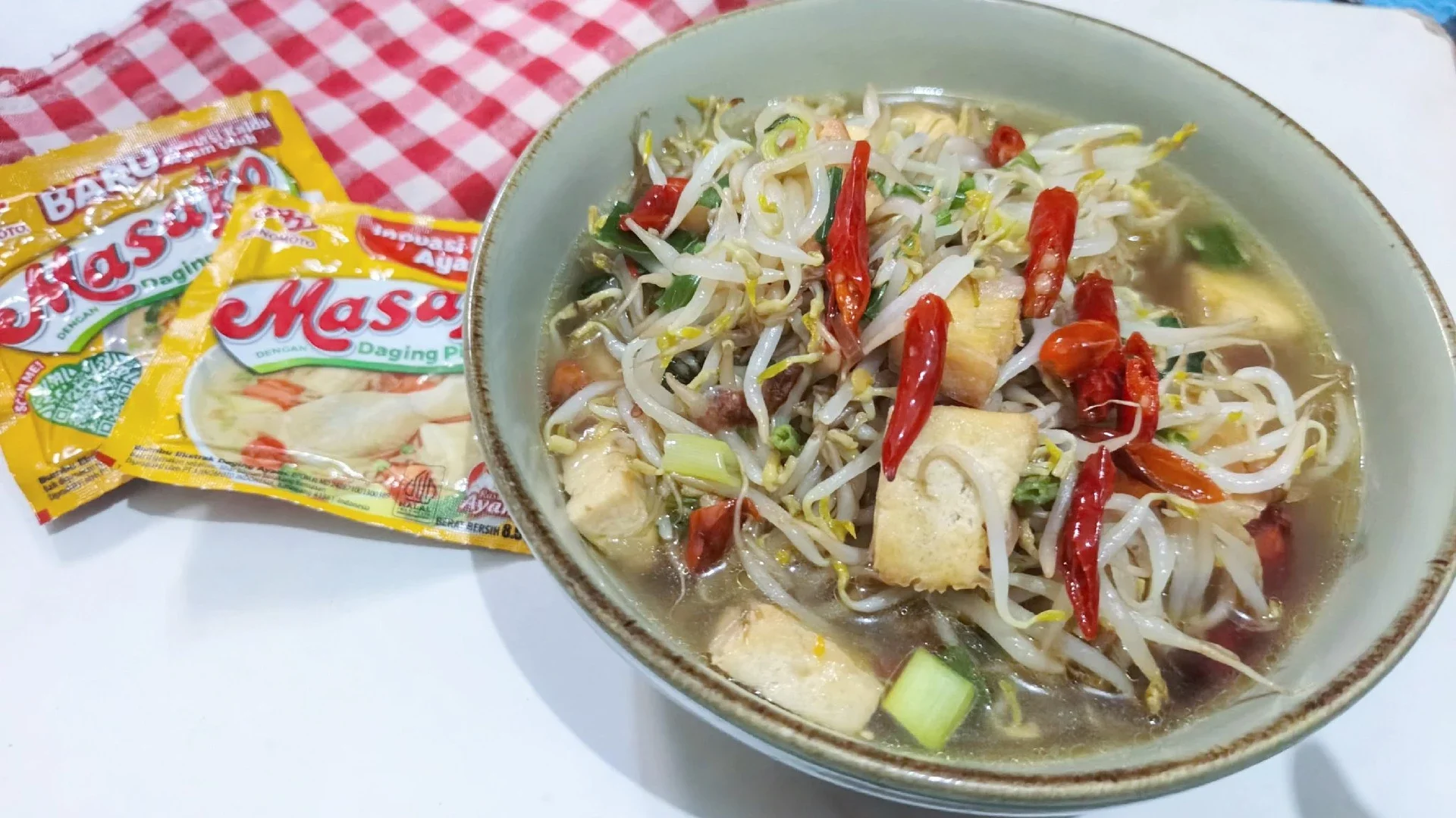 Tumis tauge ala masako