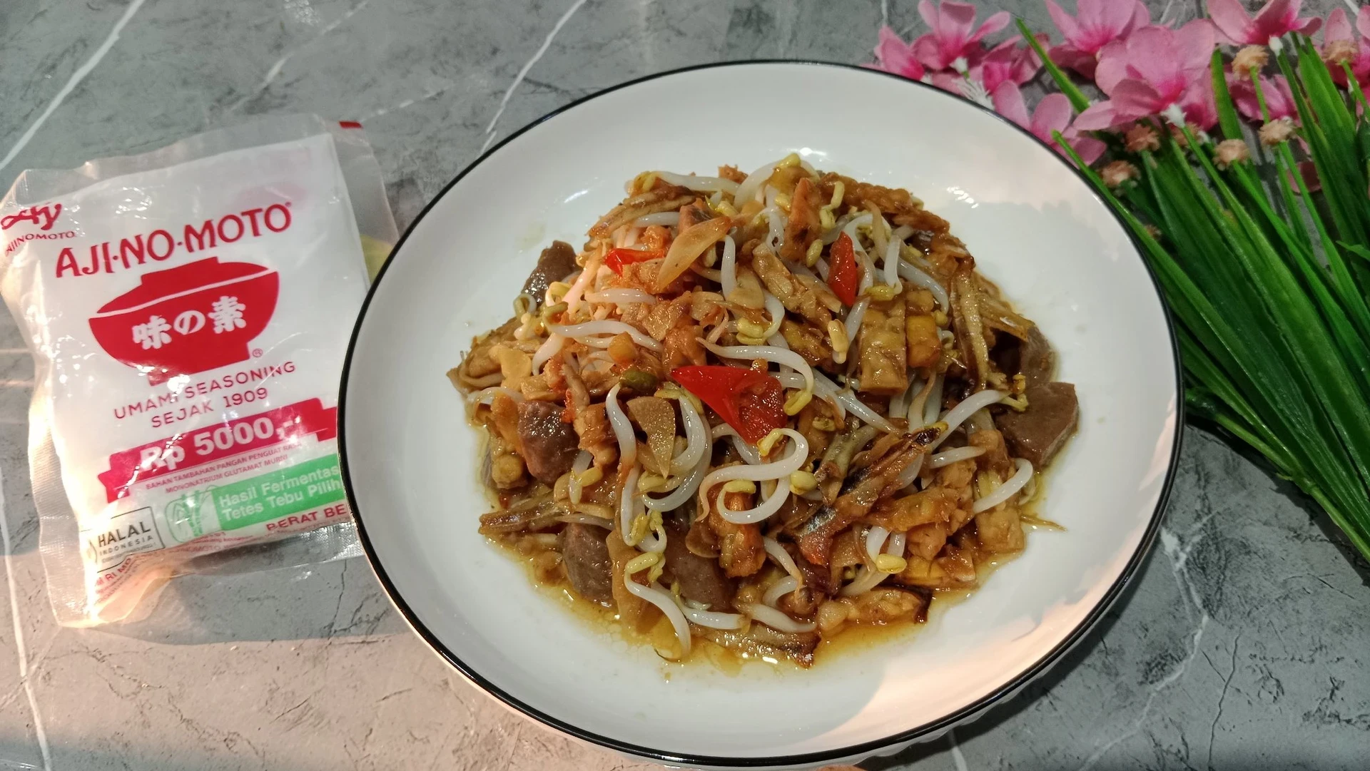 tumis tauge teri