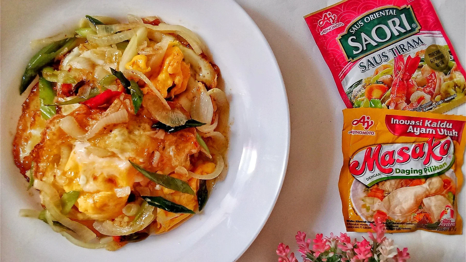 Tumis Telur Ceplok Ala Saori