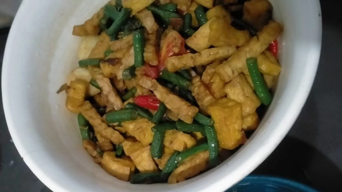 TUMIS TEMPE KACANG PANJANG
