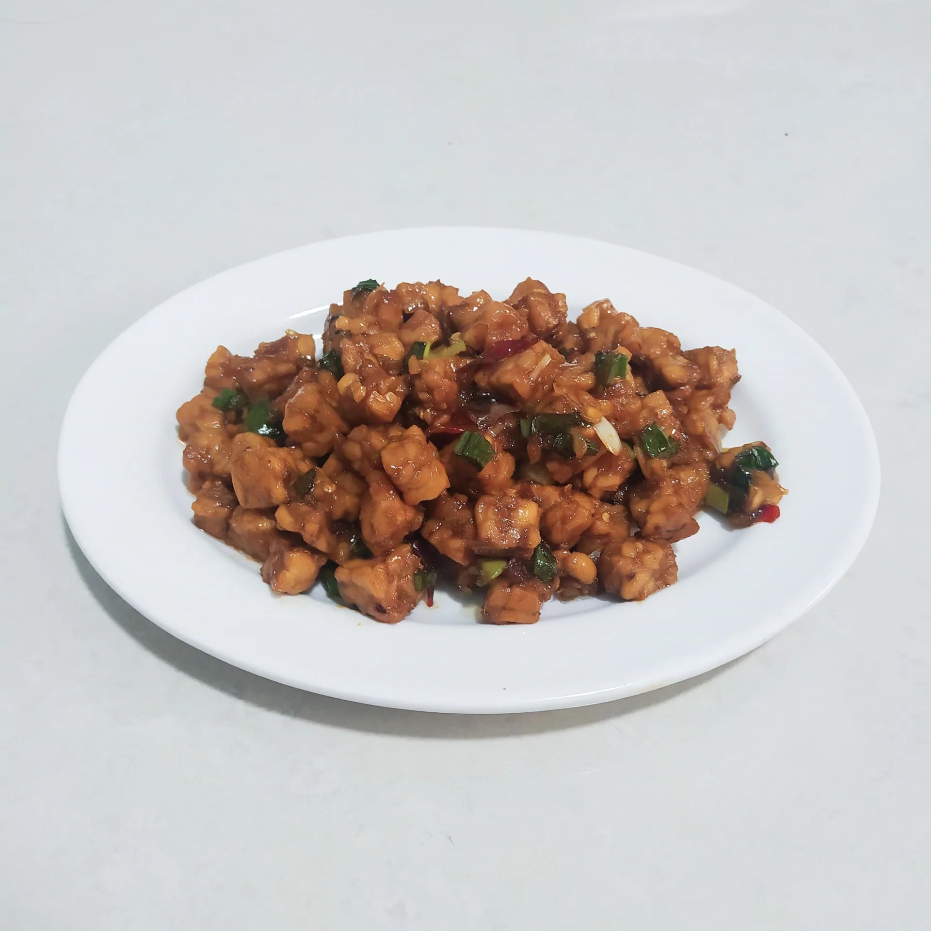 Tumis Tempe Saus Tiram