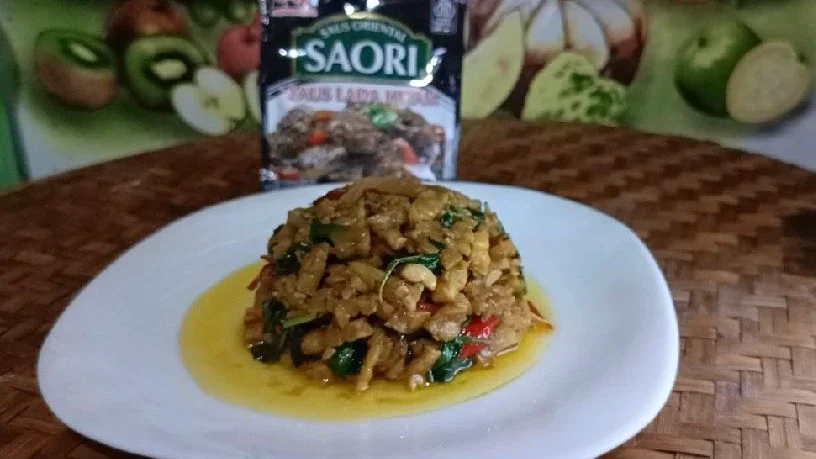 Tumis Tempe Semangit Daun Kemangi 