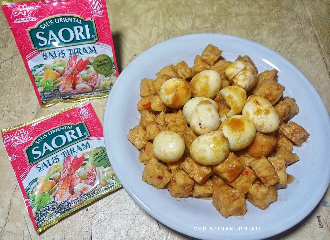 Tumis Tempe Telur Puyuh ala Saori