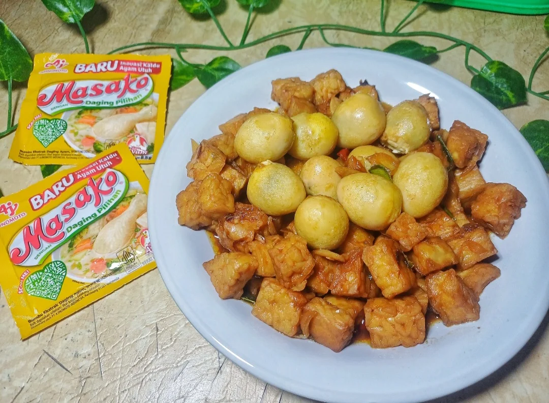 Tumis Tempe Telur Puyuh
