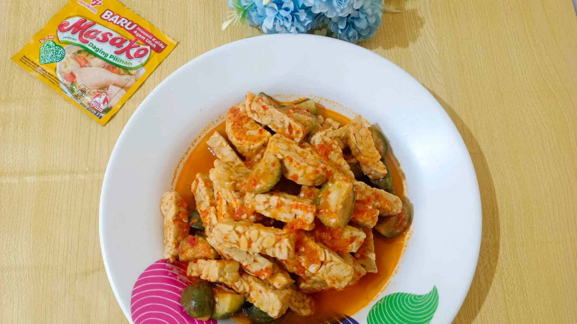 Tumis Tempe Terong