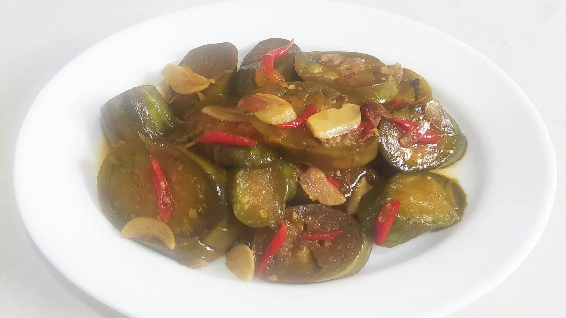 Tumis Terong Hijau