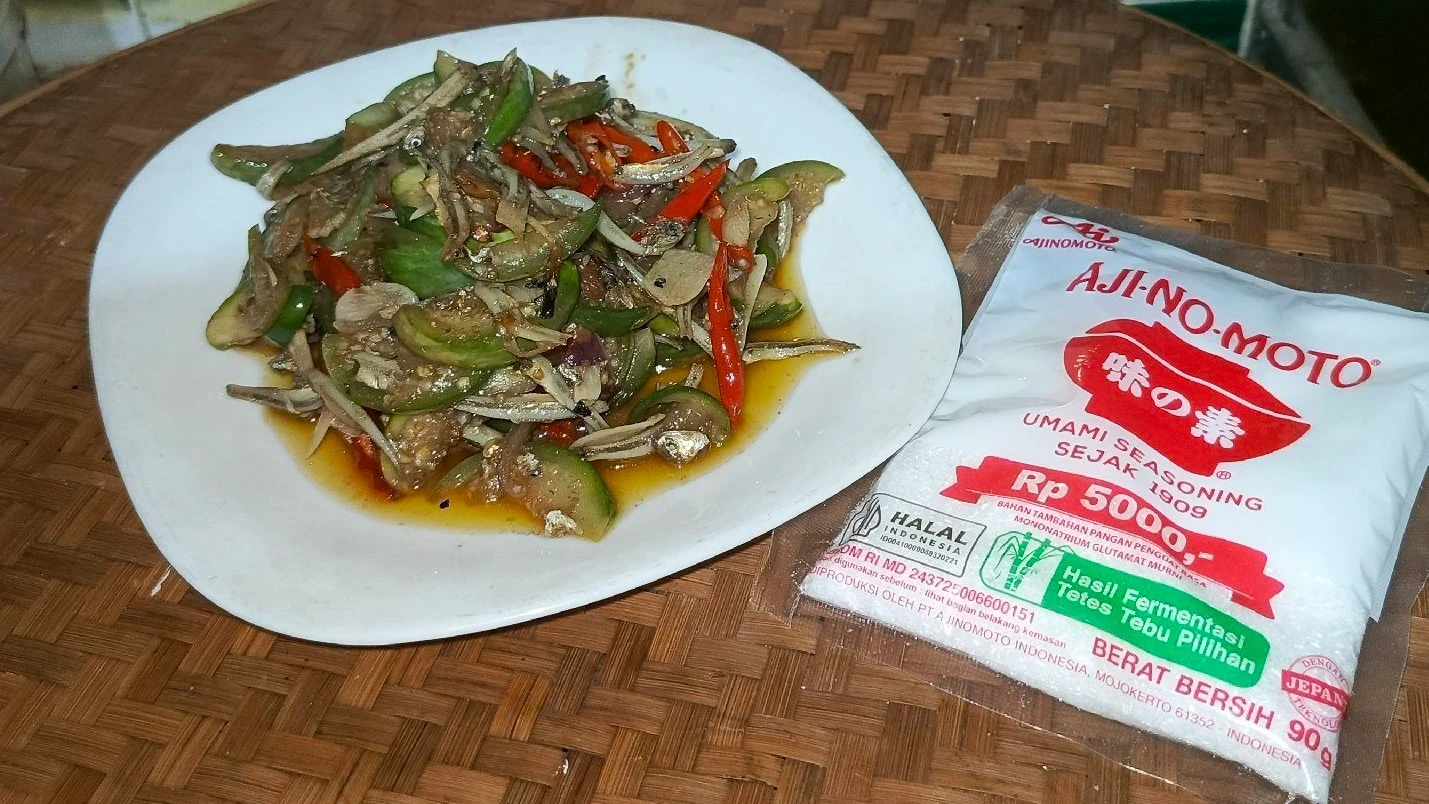 Tumis Terong Lalap Dengan Teri