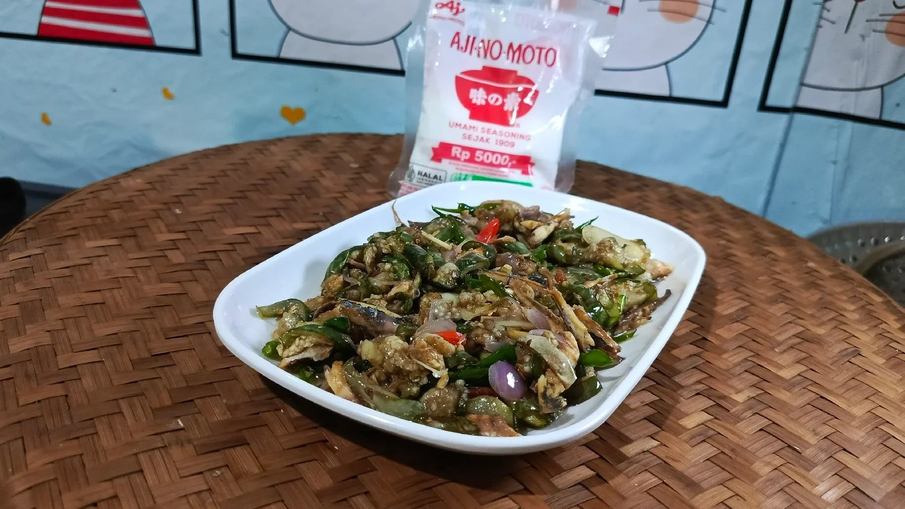 Tumis Terong Lalap Ikan Asin