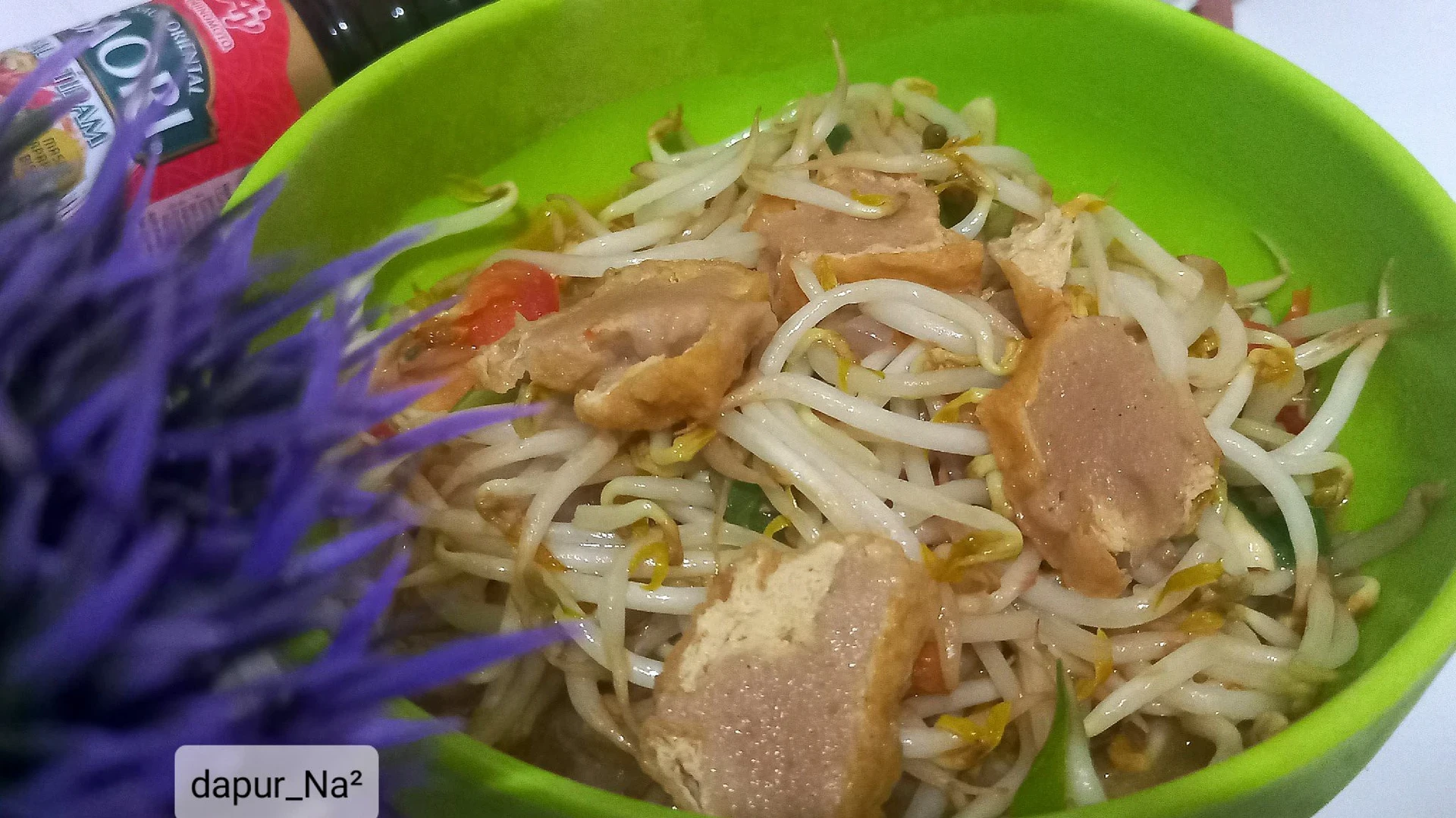 Tumis Toge tahu bakso 
