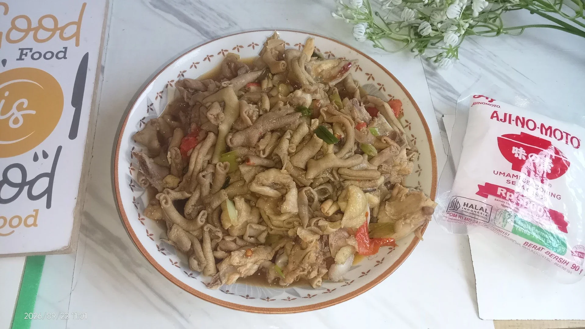 Tumis Usus Ayam 