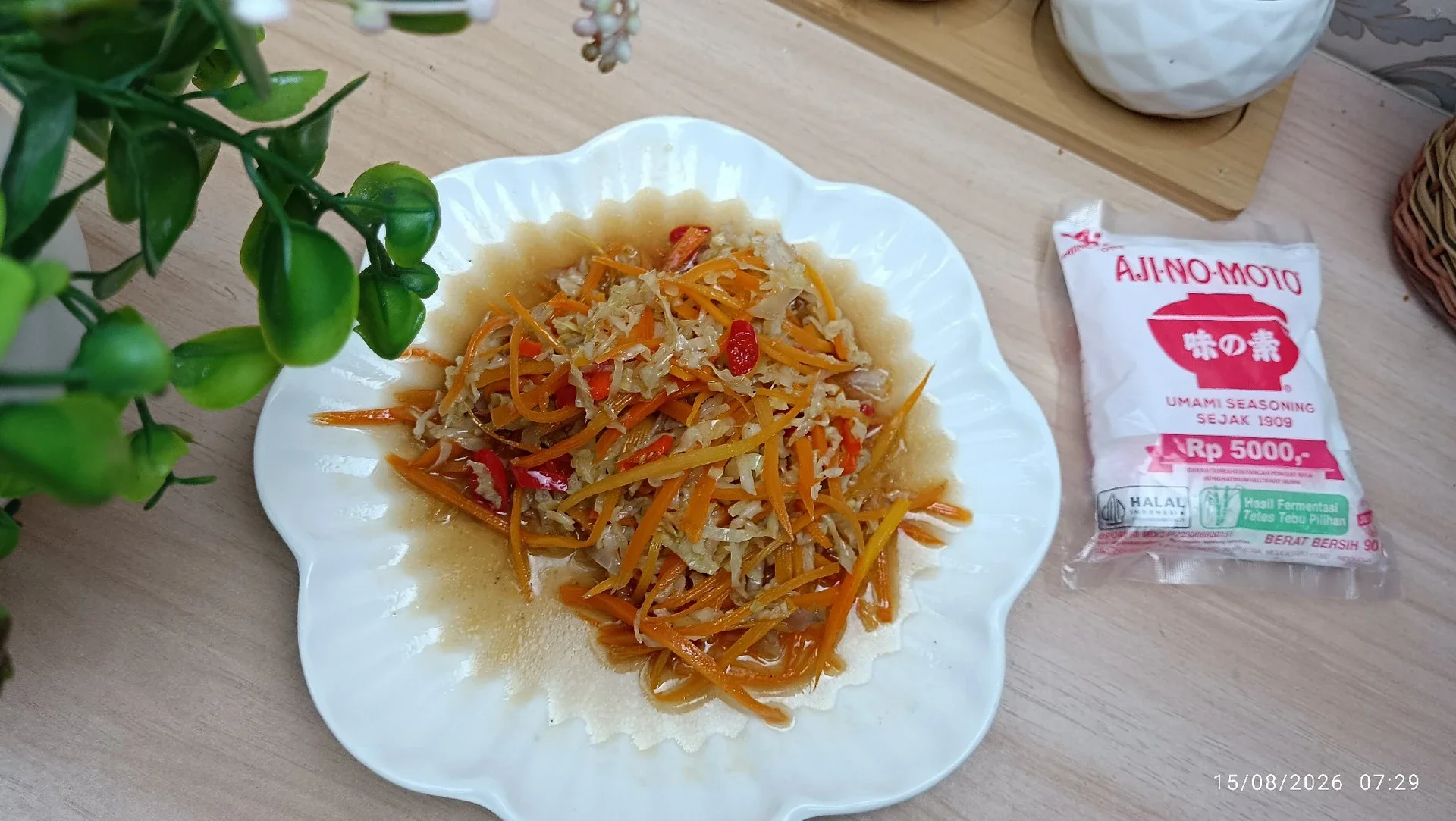 Tumis Wortel Kol Ala AJI-NO-MOTO