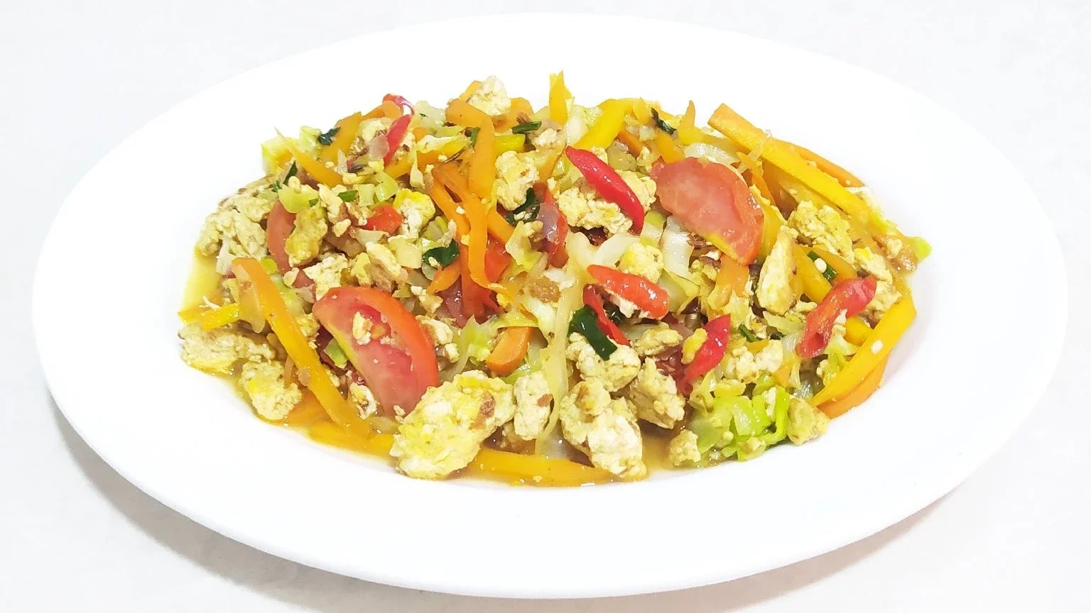Tumis Wortel Kol Telur
