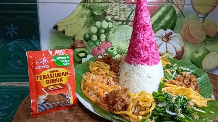 Tumpeng Mini Bancakan Merah Putih #PestaRasaMerdeka