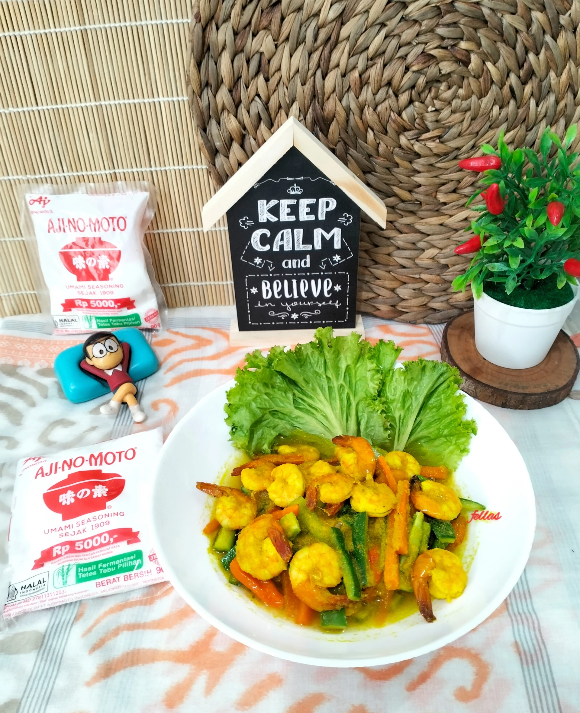 Udang Acar Kuning Ala Ajinomoto (#UdangPenuhRasa)