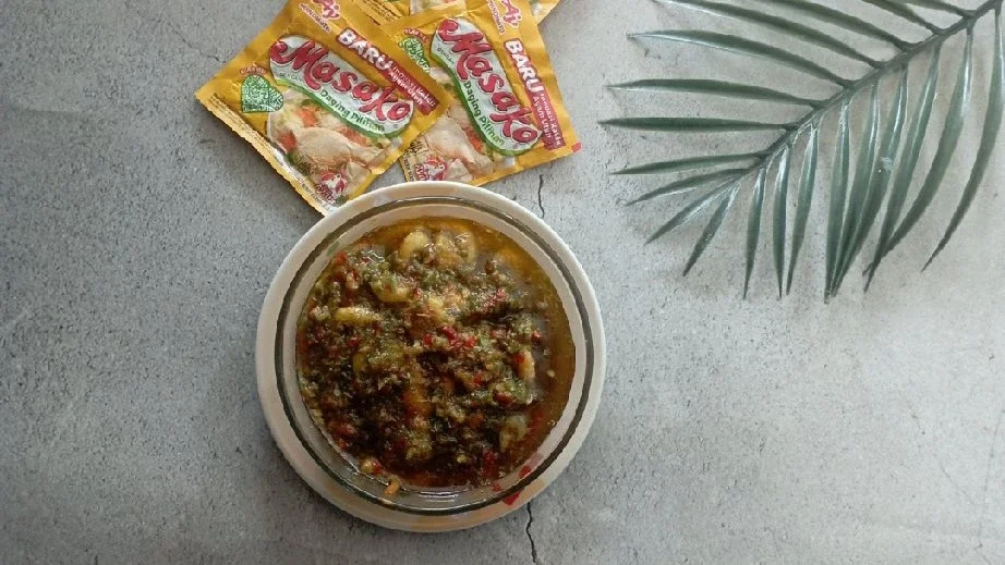 udang balado cabe hijau