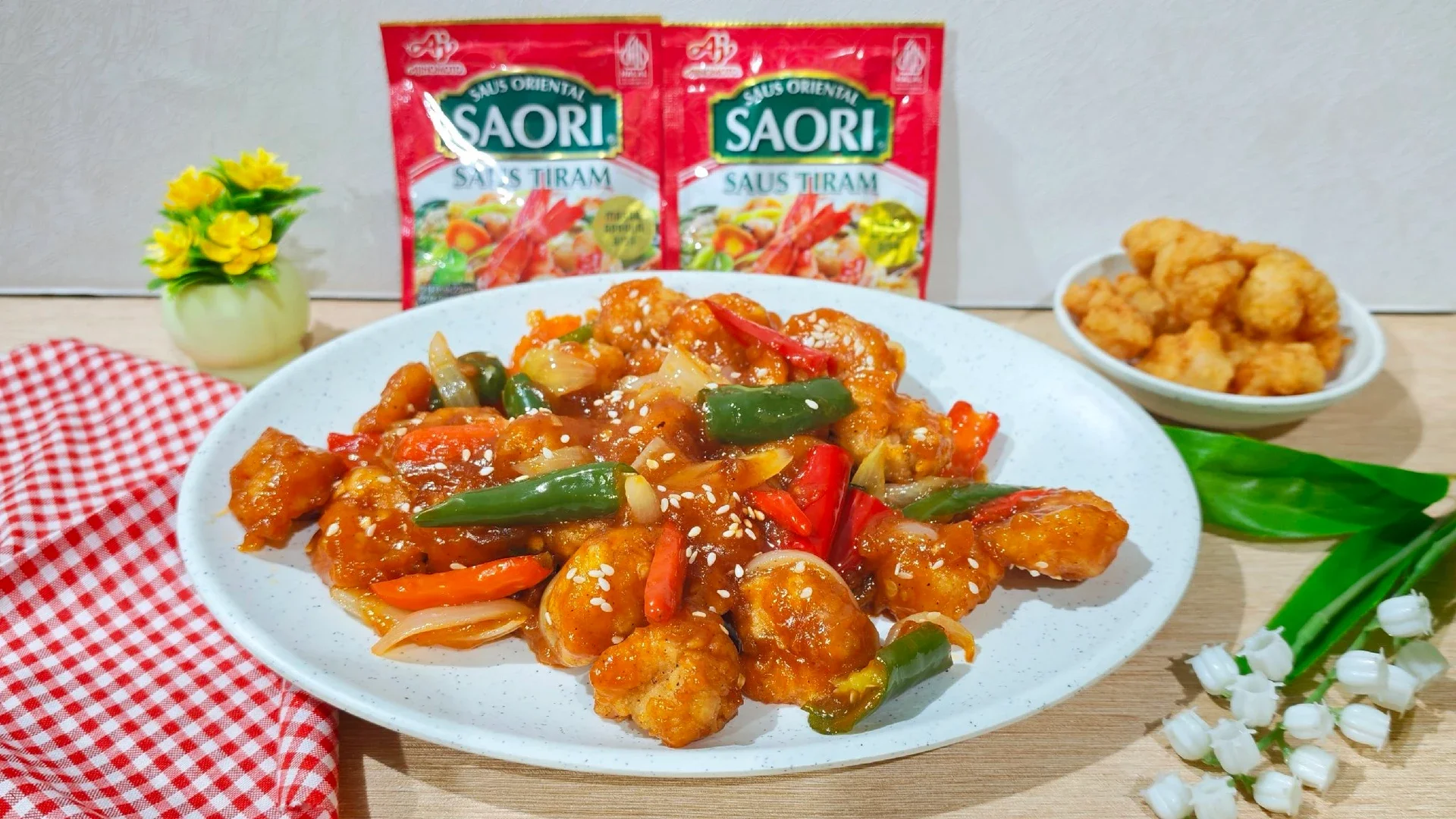 Udang Crispy Saus Pedas Manis