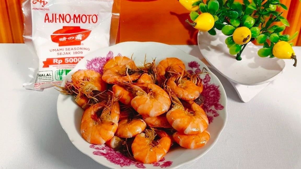 Udang goreng gurih 