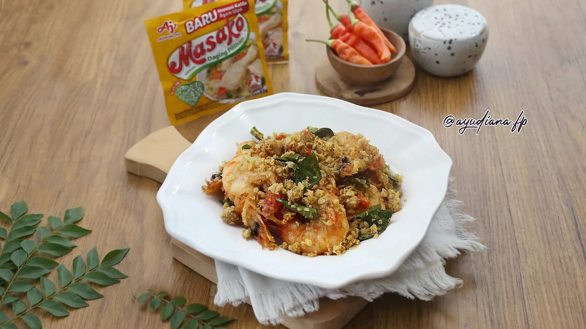 Udang Goreng Oatmeal #MasakanPenuhCinta