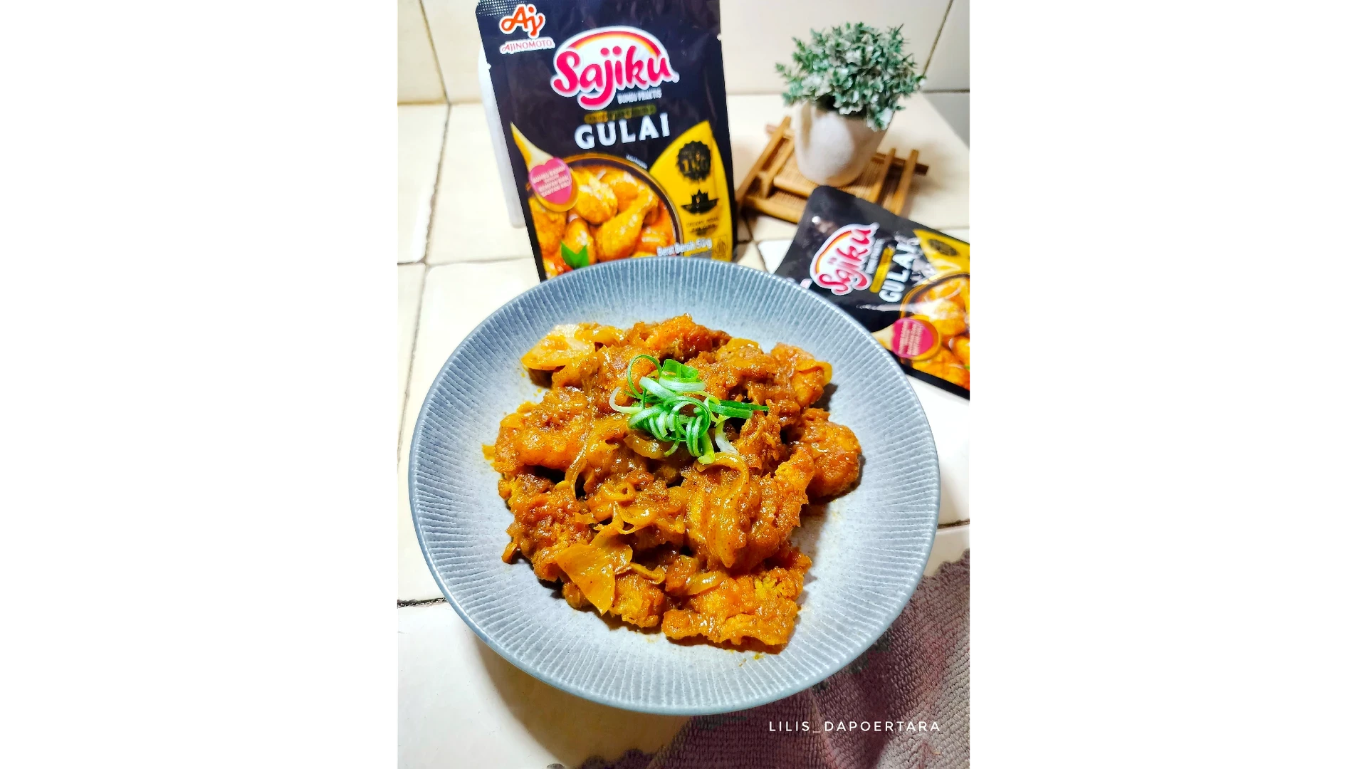 Udang Goreng Saus Gulai 