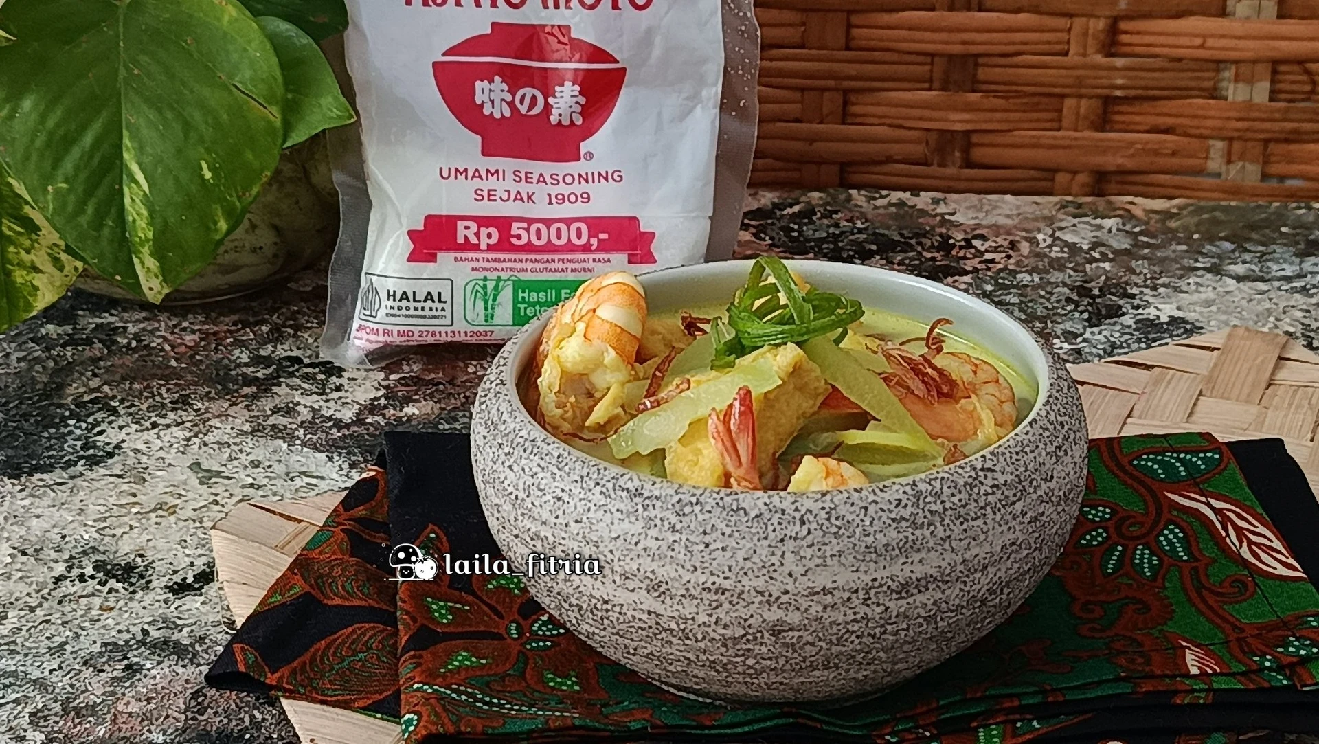 Udang Labu Siam Tahu Kuah Santan #UdangPenuhRasa
