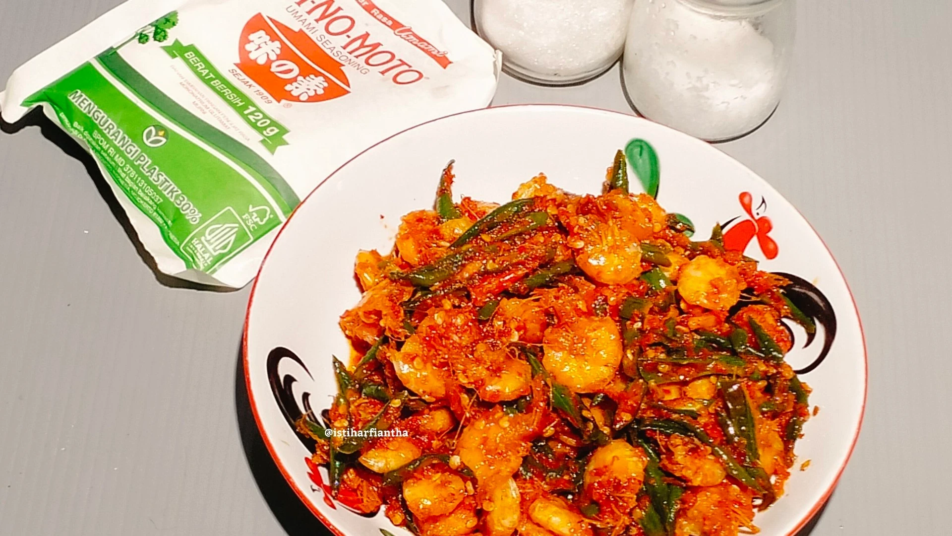 Udang Pedas Kacang Panjang apa AJI-NO-MOTO®