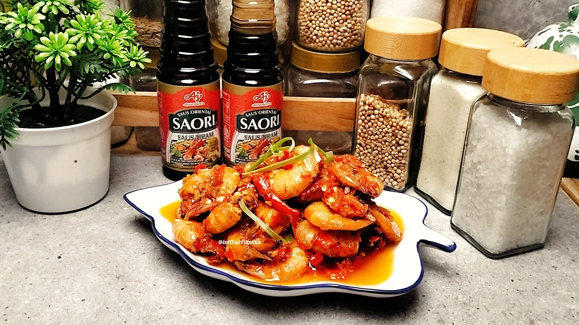 Udang Pedas Tiram ala SAORI®