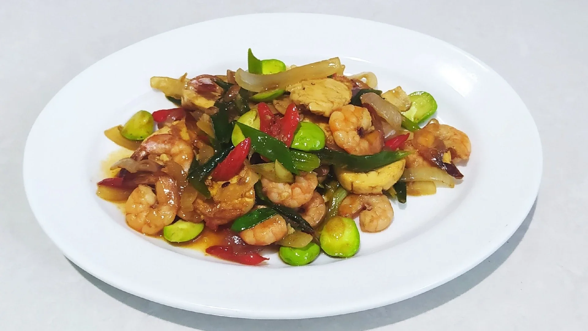 Udang Pete Tahu Tauco Khas Medan