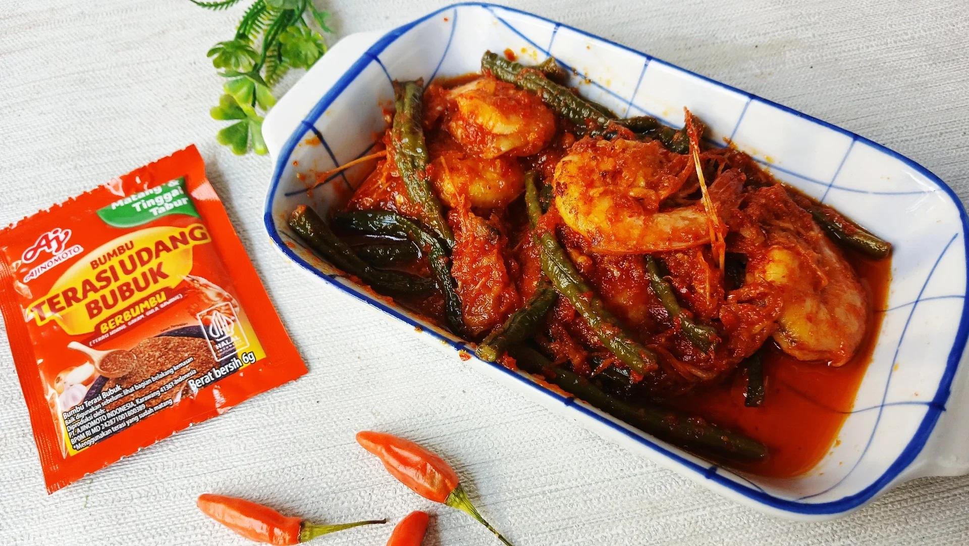 Udang Sambal KacPa AJINOMOTO  Terasi