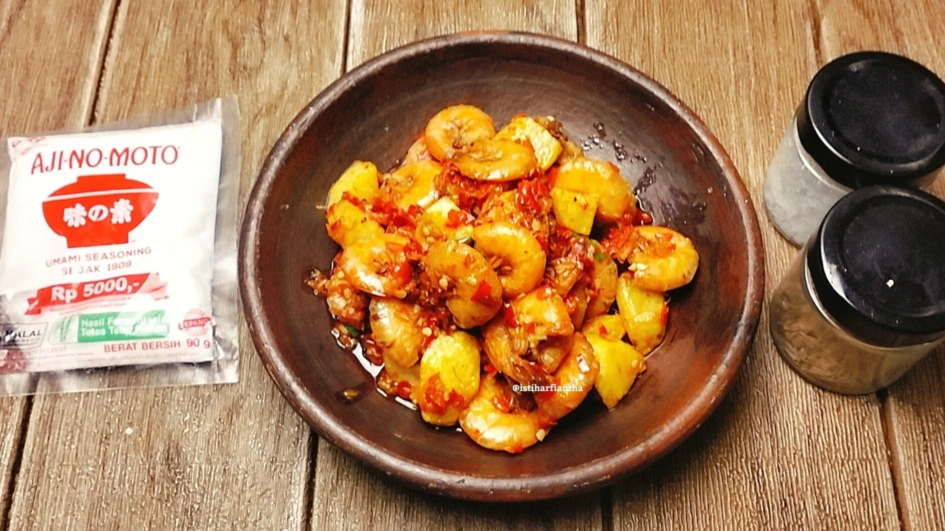 Udang Sambal Kentang ala AJI-NO-MOTO®