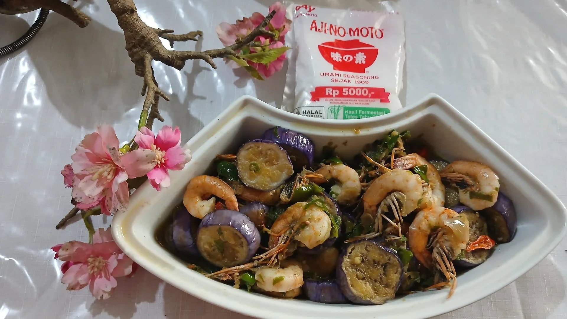 Udang Terong Lado Ijo Ala Ajinomoto