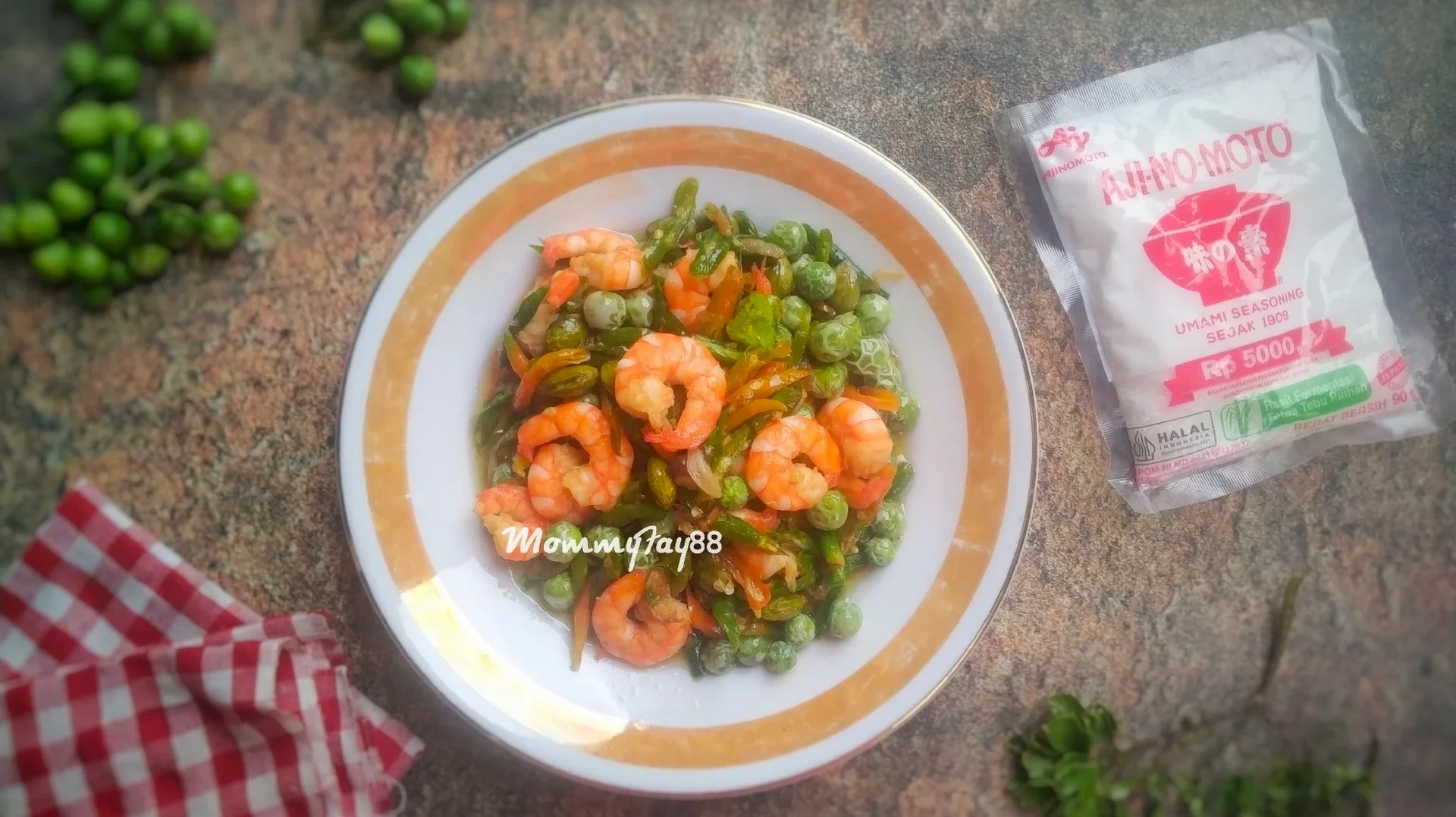 Udang Tumis Cabe Iris